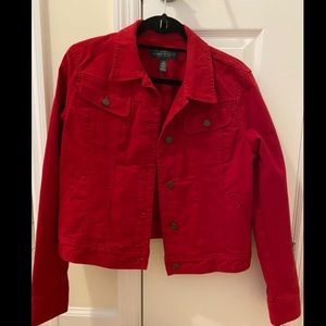 Ralph Lauren Jeans red jean jacket